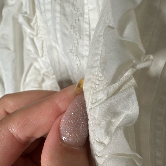 Dôen Hemlock White Puff Sleeve Dress - Picture 10 of 11